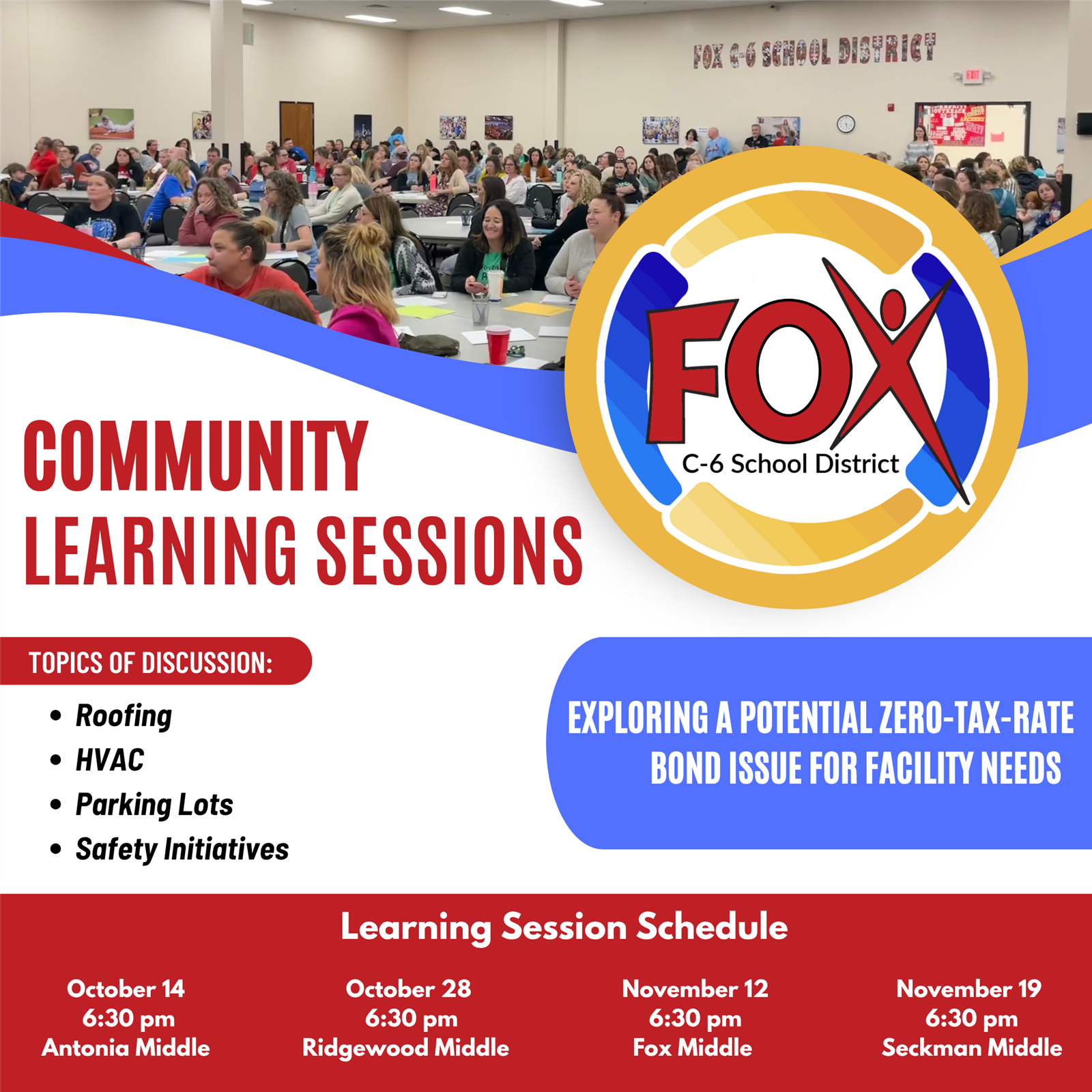  Fox C-6 Will Host Community Learning Sessions in October and November 2025